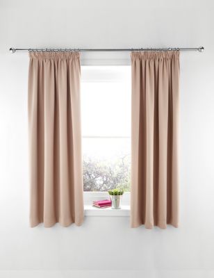 Blackout Pencil Pleat Curtains